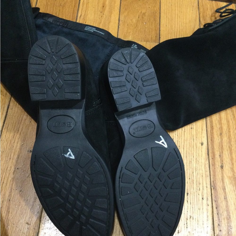 NEW Born Hayden Black Suede Boots 8.5 - Picture 9 of 12